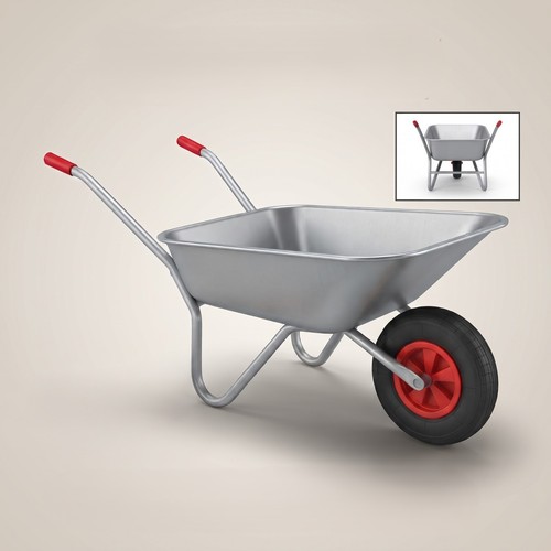 65l heavy duty galvanised - 65l, heavy‑duty