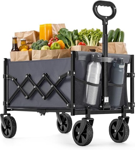 Songmics folding trolley 90l - songmics,