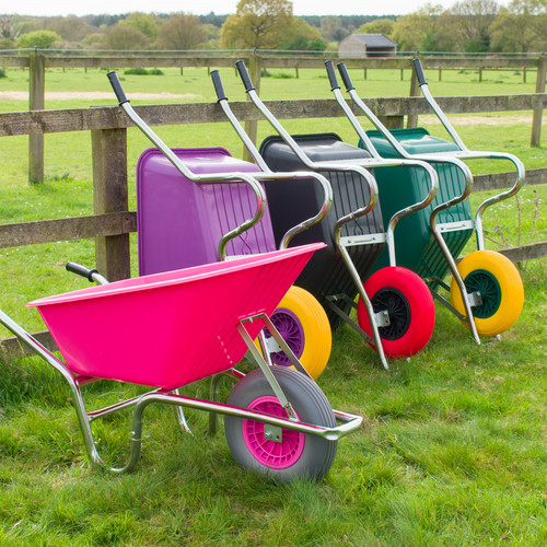 Kct 110l wheelbarrow garden - wheelbarrow,