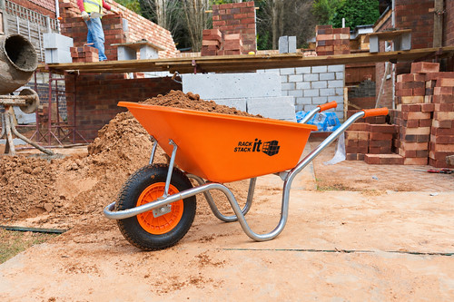 Heavy duty 90l wheelbarrow - duty, –
