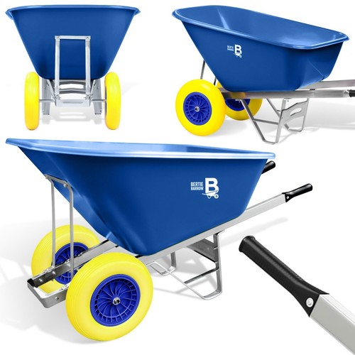 Bertie barrow 200l twin wheel - barrow,