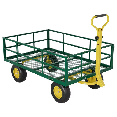 Heavy duty steel garden cart - duty,