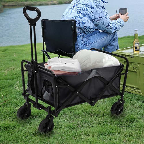 Folding garden trolley cart - garden,