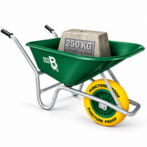 110l heavy duty wheelbarrow - 110l,