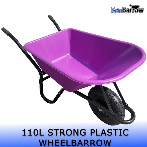 110l purple wheelbarrow - wheelbarrow,