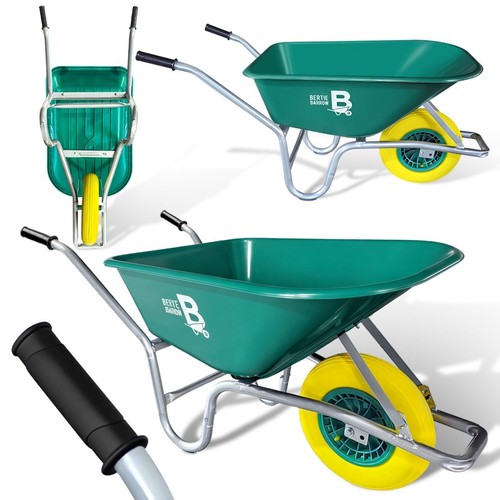 110l heavy duty wheelbarrow - 110l,