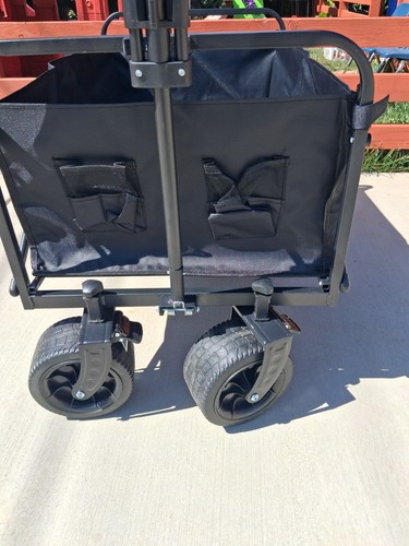 Foldable black utility - black, wagon