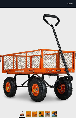 Superhandy steel garden cart - superhandy,